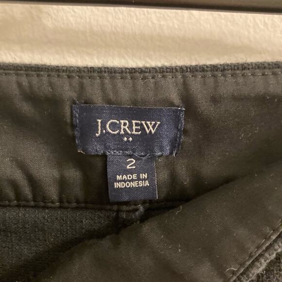 J. Crew Factory Basketweave Short with Size Zip - Black Size 2 - Picture 5 of 7